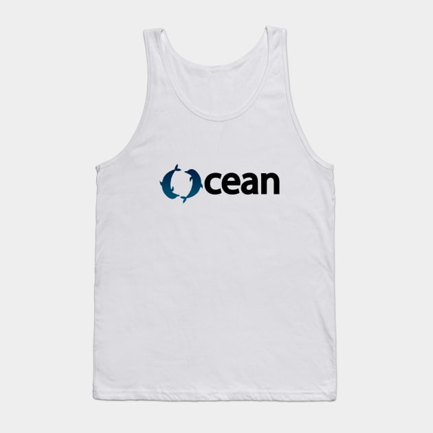Ocean being in ocean typography design Tank Top by It'sMyTime
